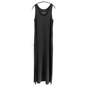 Eddie Bauer sleeveless maxi dress Size M Black